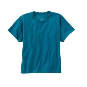 L.L. Bean Saturday Knit Tee Deep Turquoise